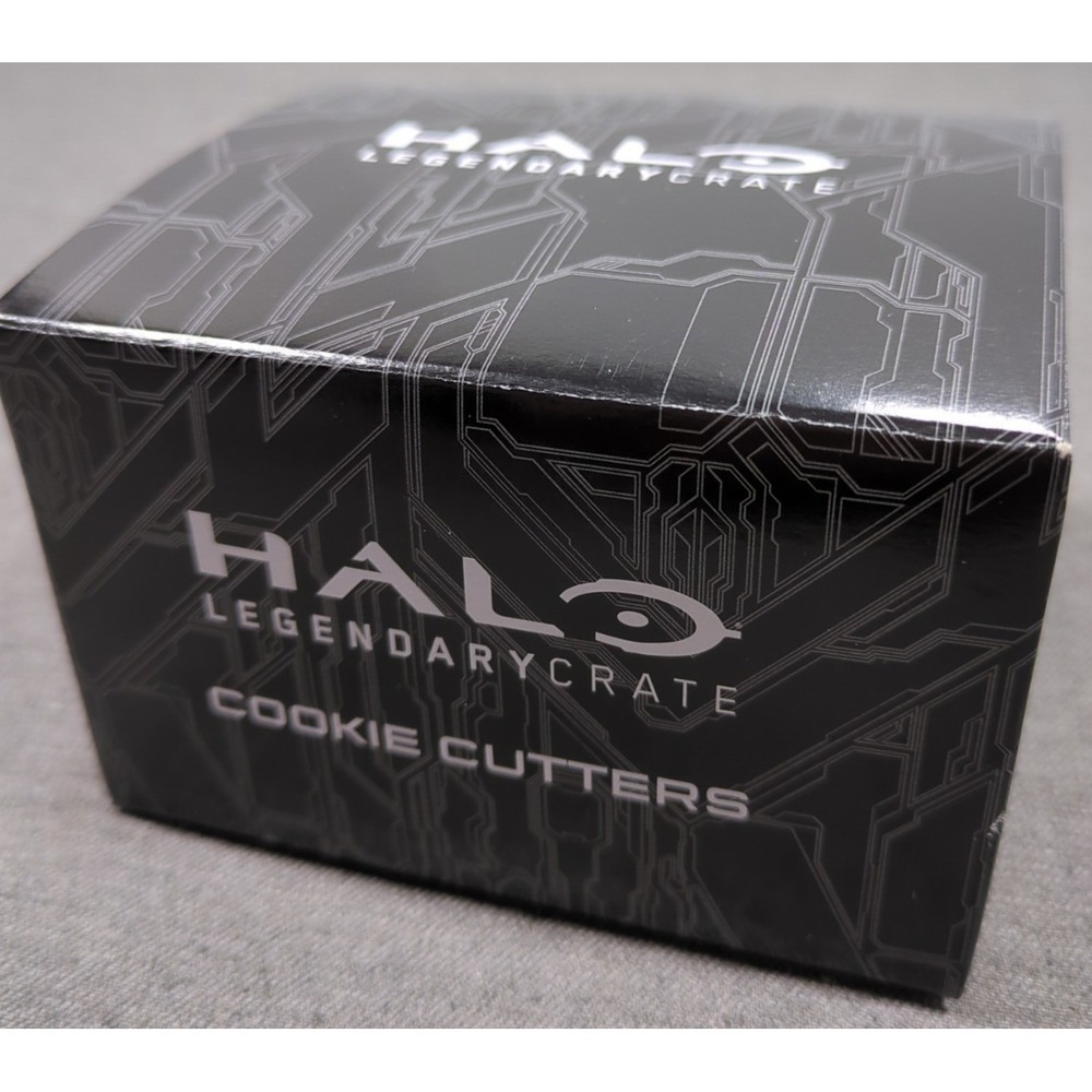 Halo Cookie‎ Cutters 4-piece Set HALO Loot Crate EXCLUSIVE White